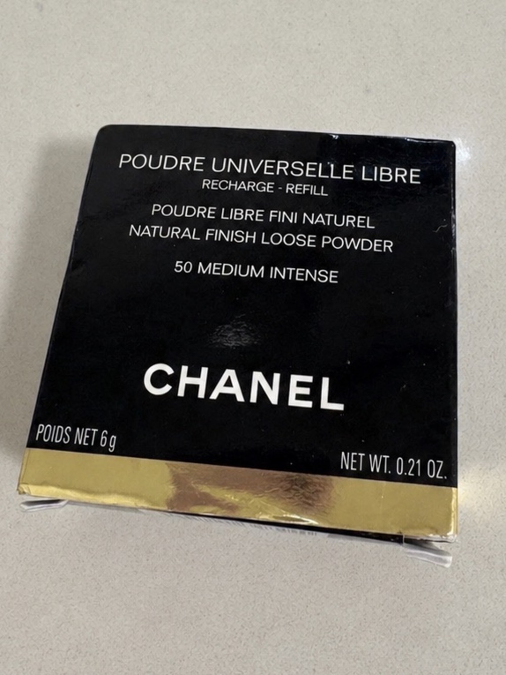 CHANEL POUDRE UNIVERSELLE LIBRE Natural Finish Loose Powder 50 Medium Intense